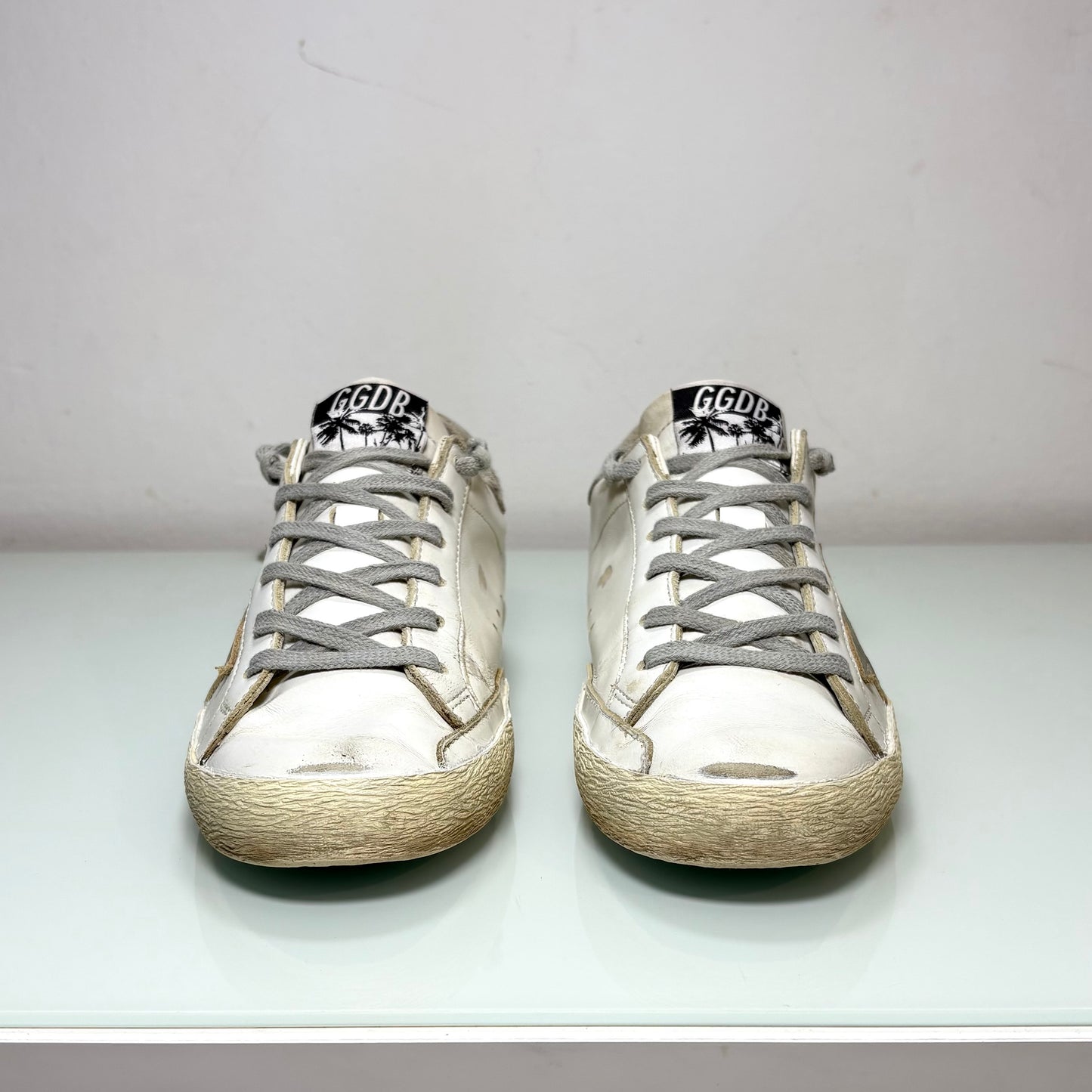 Golden goose Superstar Bianco e Rosa 38