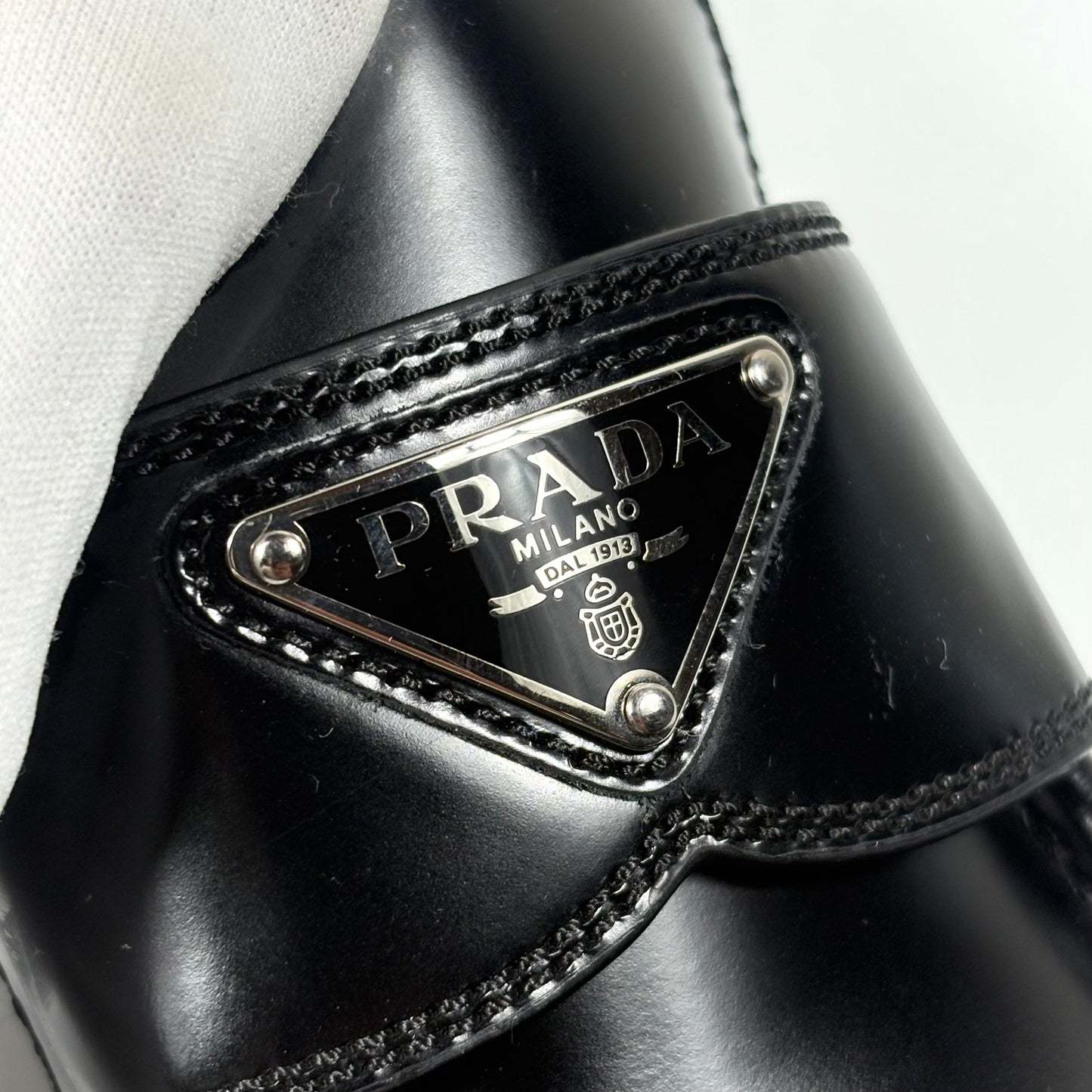 Prada Chocolate Loafers nero 37,5