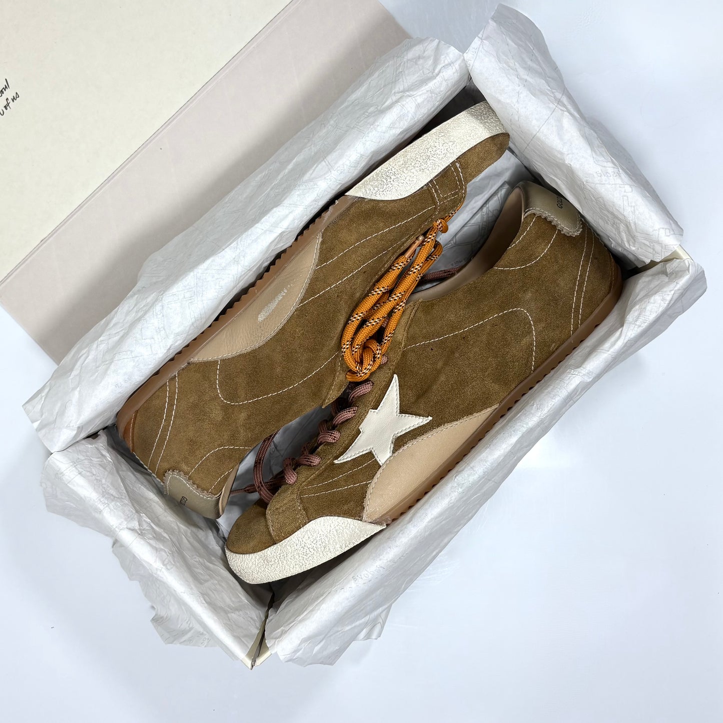 Golden goose True Star marroni stella bianca 45