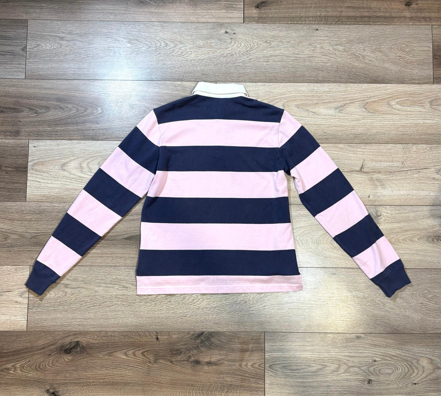 Polo Ralph Lauren maglia a maniche lunghe rosa e blu L