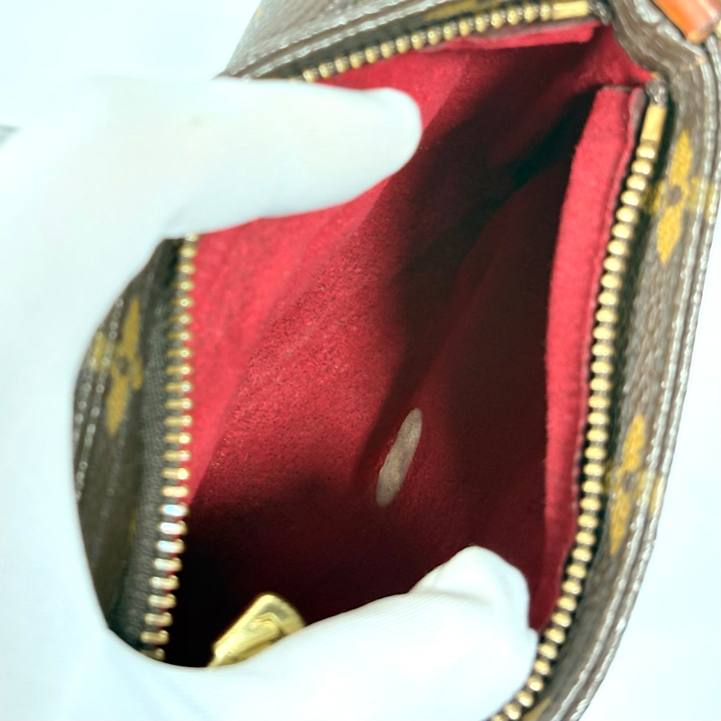 Louis Vuitton pochette partition monogram brown