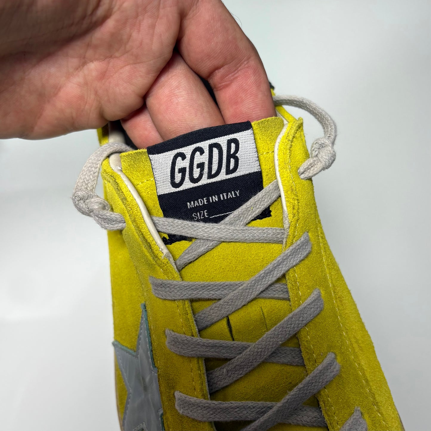 Golden goose Superstar gialle in tessuto 40