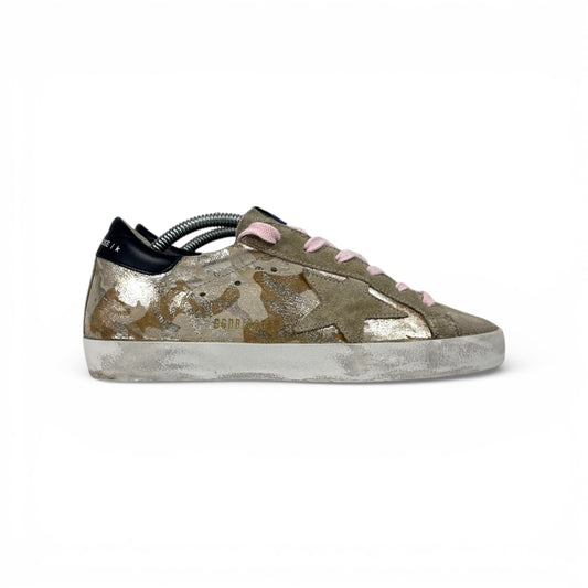 Golden goose Superstar oro mimetico 36