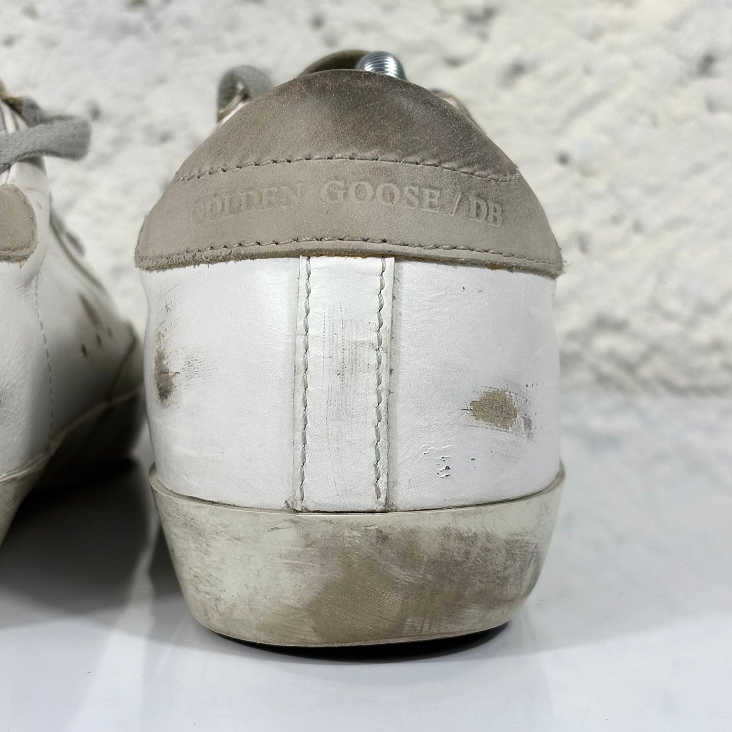Golden goose superstar bianche e beige 38
