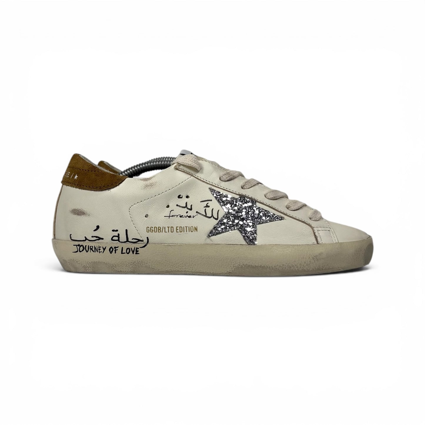 Golden goose Superstar panna con talloncini marroni 37