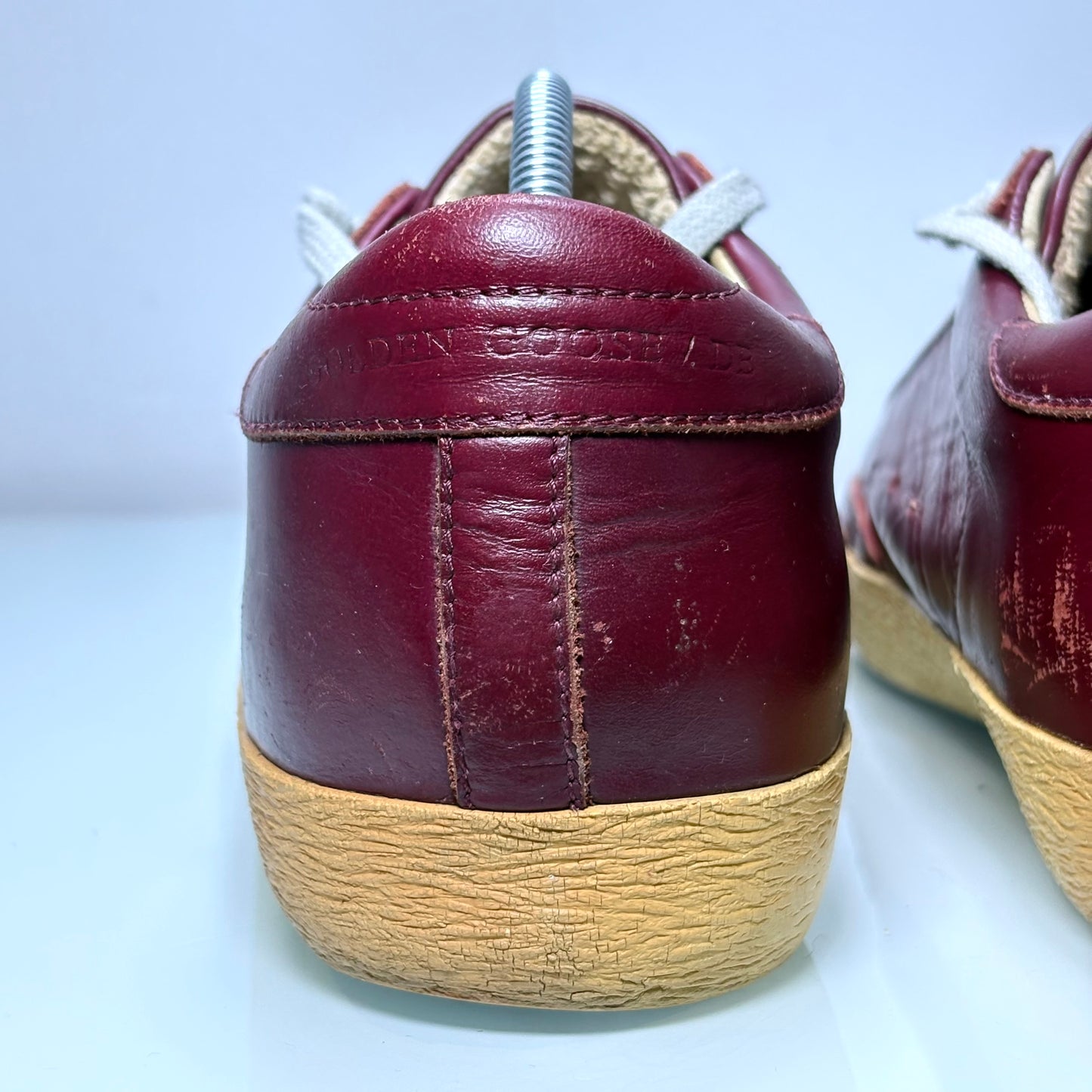 Golden goose Superstar bordeaux scritta laterale “STAR” 39