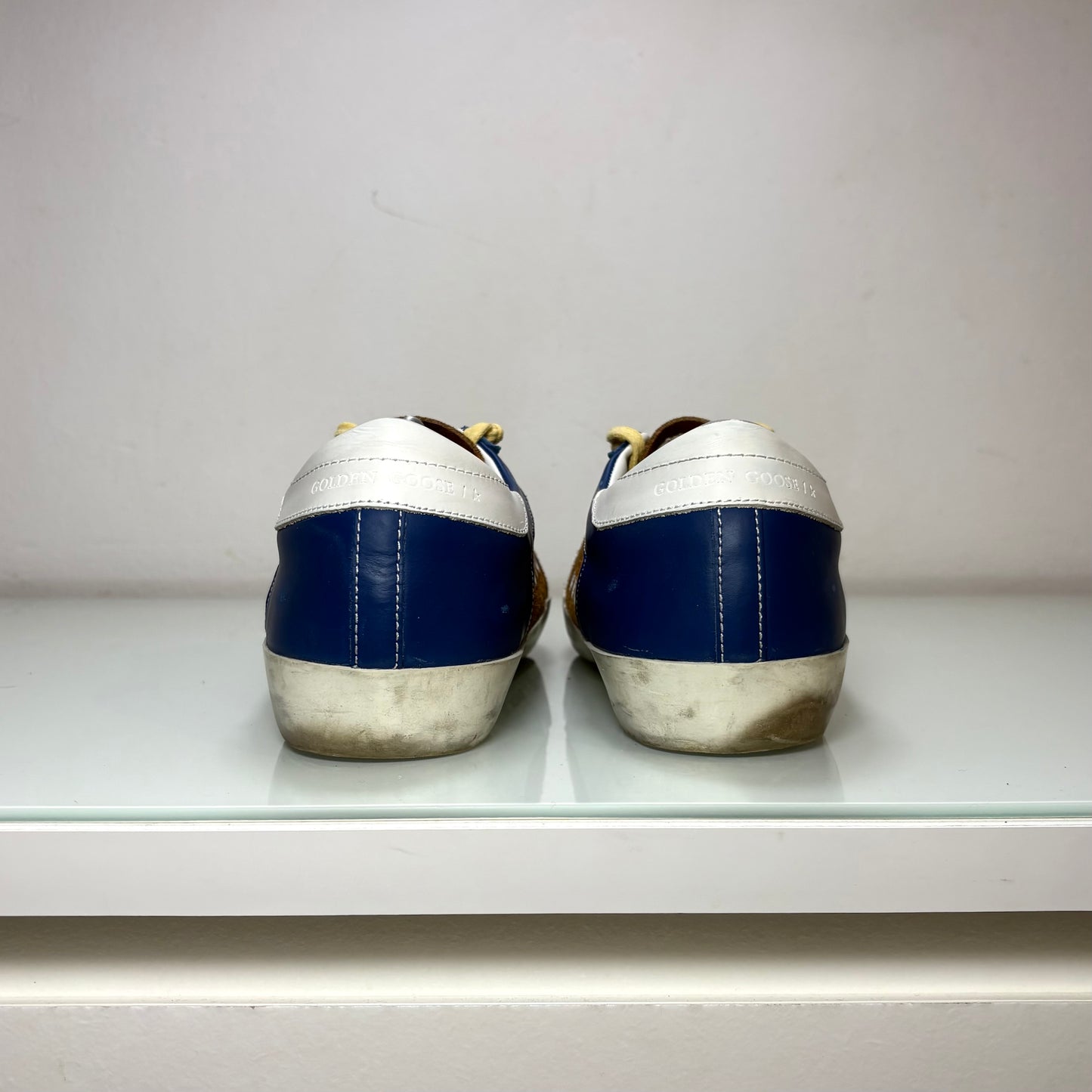 Golden goose Superstar- Penstar marrone/ blu 40