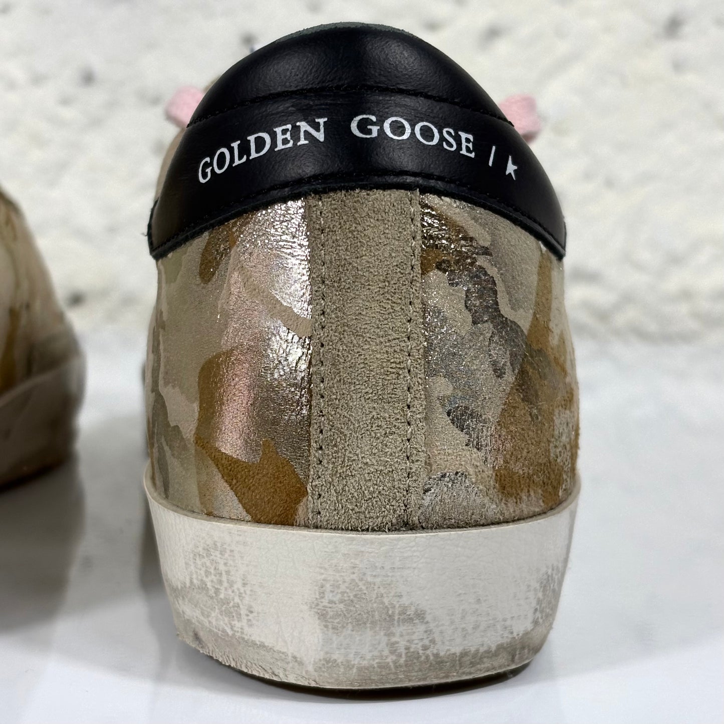 Golden goose Superstar oro mimetico 36