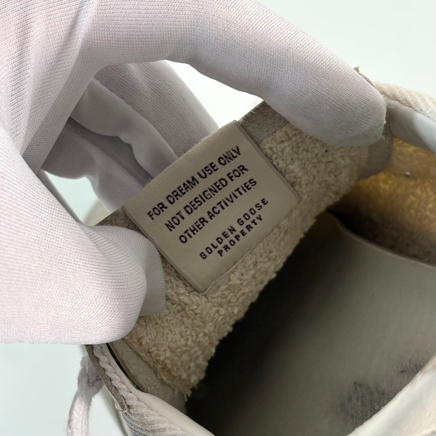 Golden goose Superstar bianche e Stella nera in tessuto e pelle 42