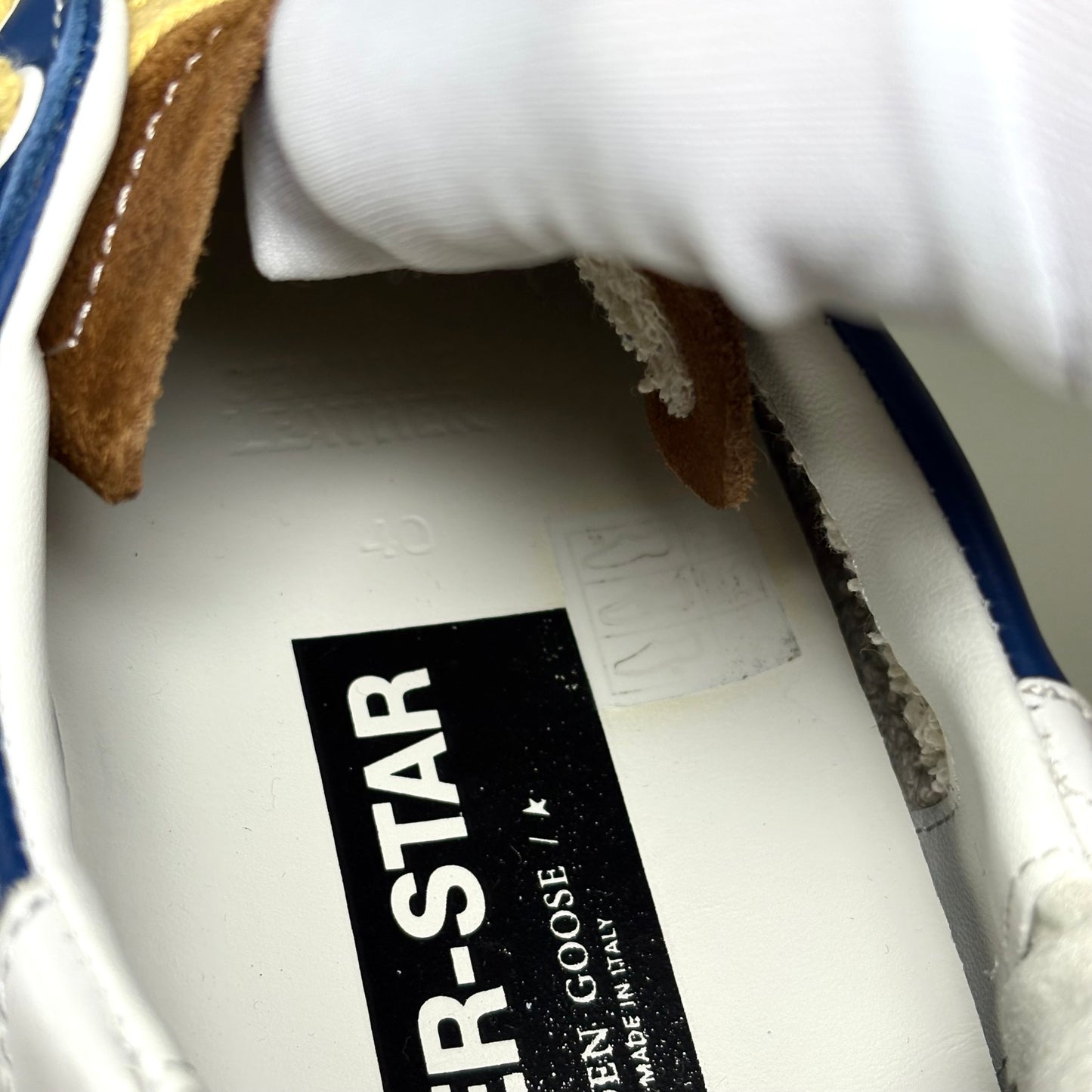 Golden goose Superstar- Penstar marrone/ blu 40