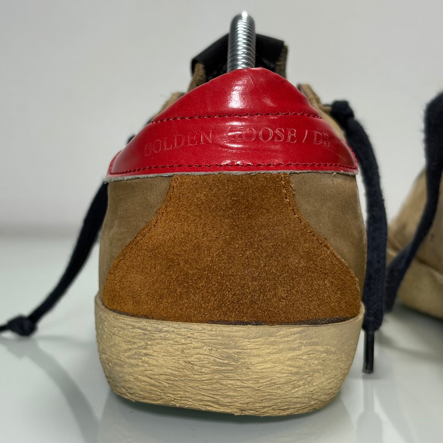 Golden goose Superstar cachi e tallone rosso 39