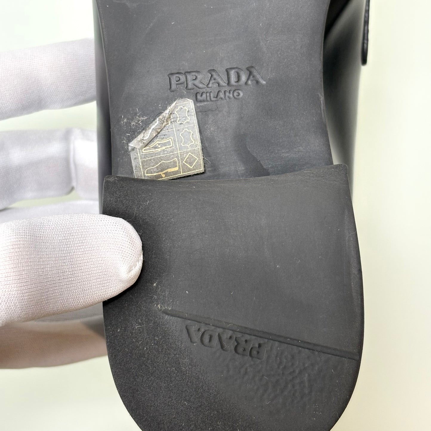 Mocassini Prada chocolate nero 36