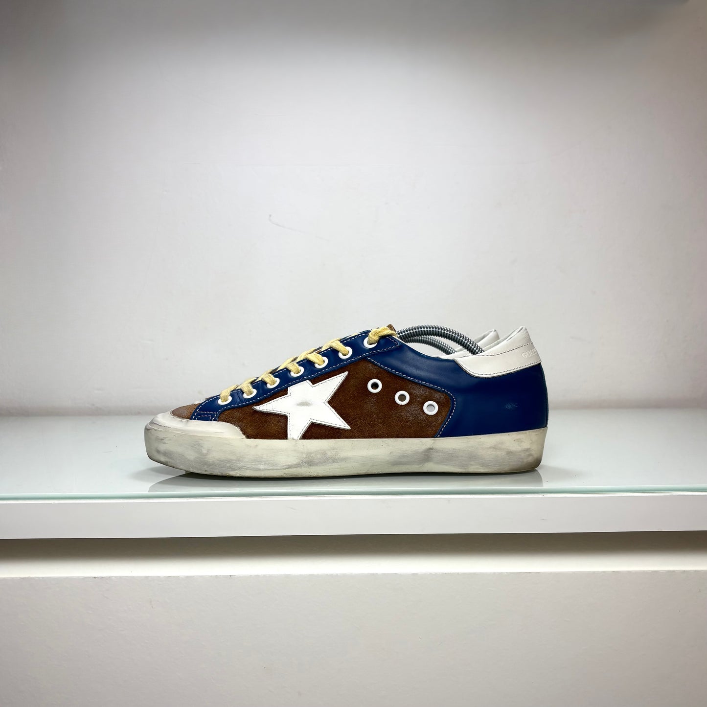 Golden goose Superstar- Penstar marrone/ blu 40