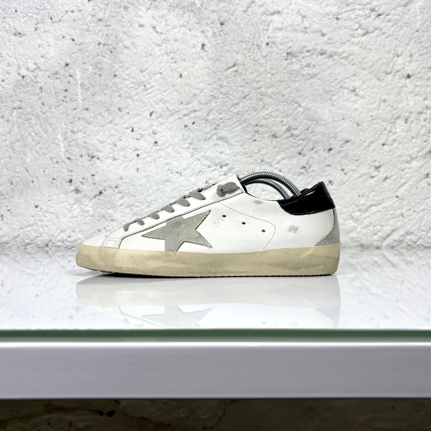Golden goose Superstar bianche e tallone nero 39