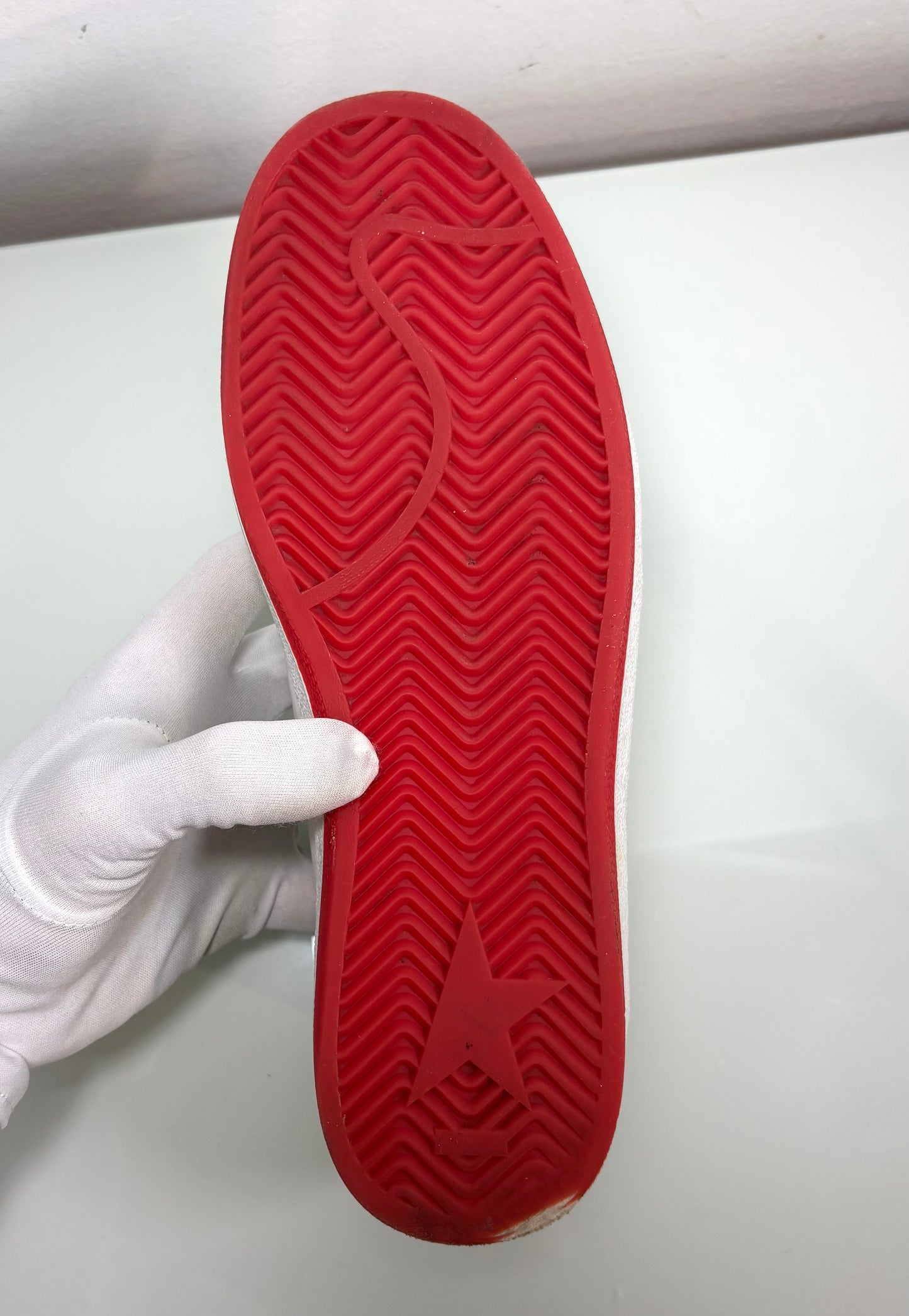 Golden goose ballstar bianco blu e rosso 40