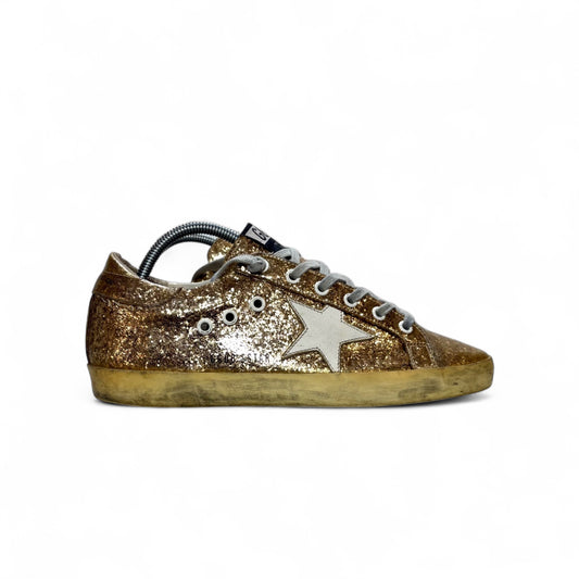 Golden goose Superstar oro paillettes 38