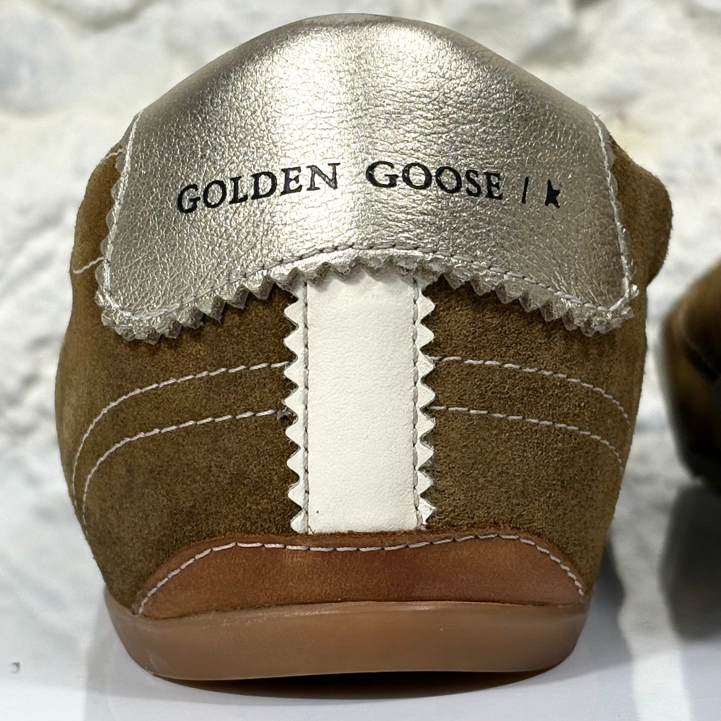 Golden goose True Star marroni stella bianca 45