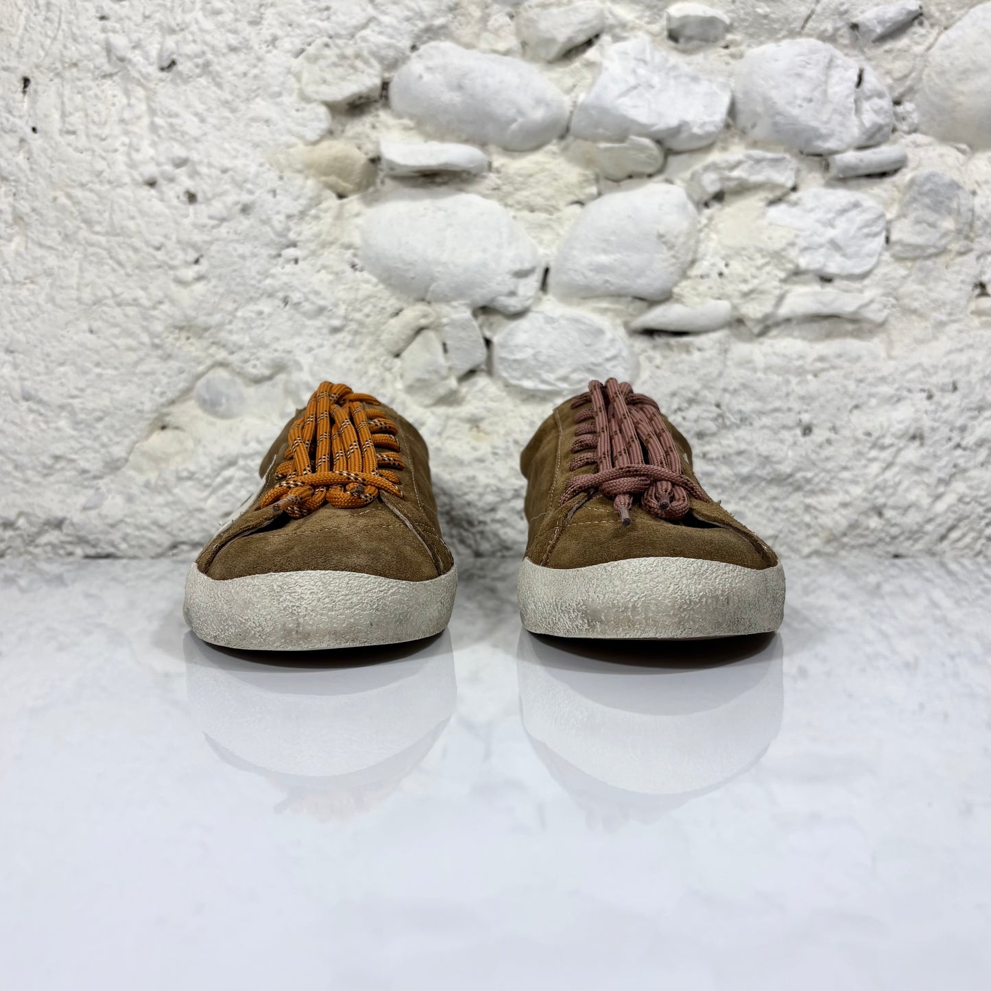 Golden goose True Star marroni stella bianca 45
