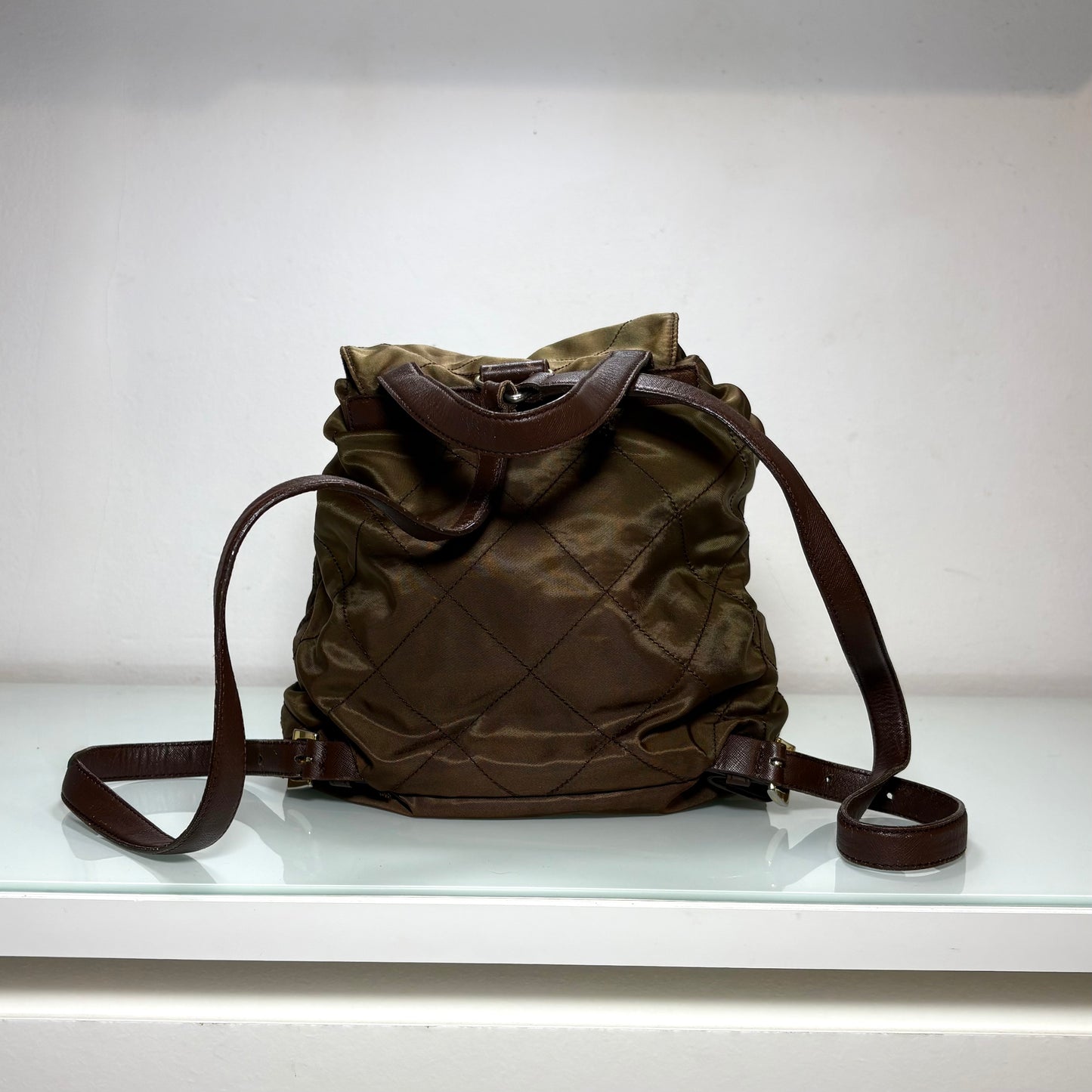 Prada BackPack Nylon Brown