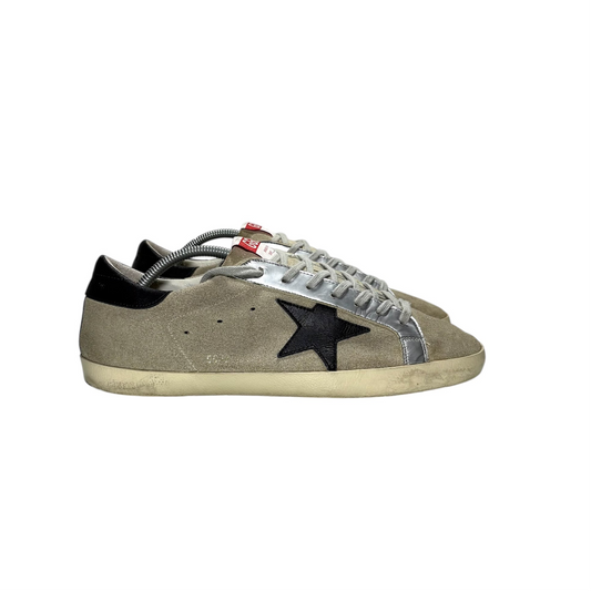 Golden goose Superstar Grigio topo e Stella nera 42