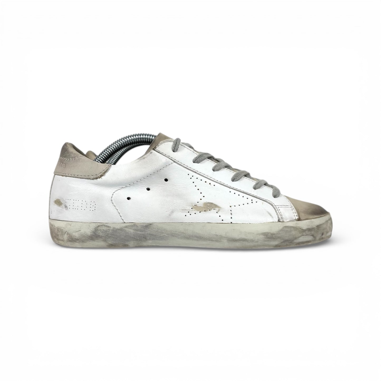 Golden goose superstar bianche e beige 38