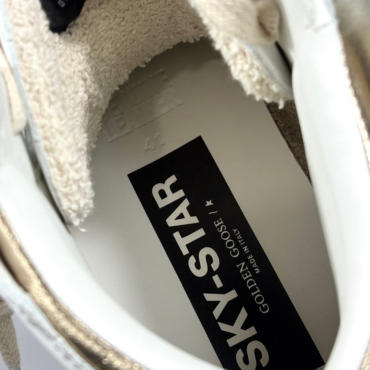 Golden goose Sky star bianche e oro 41