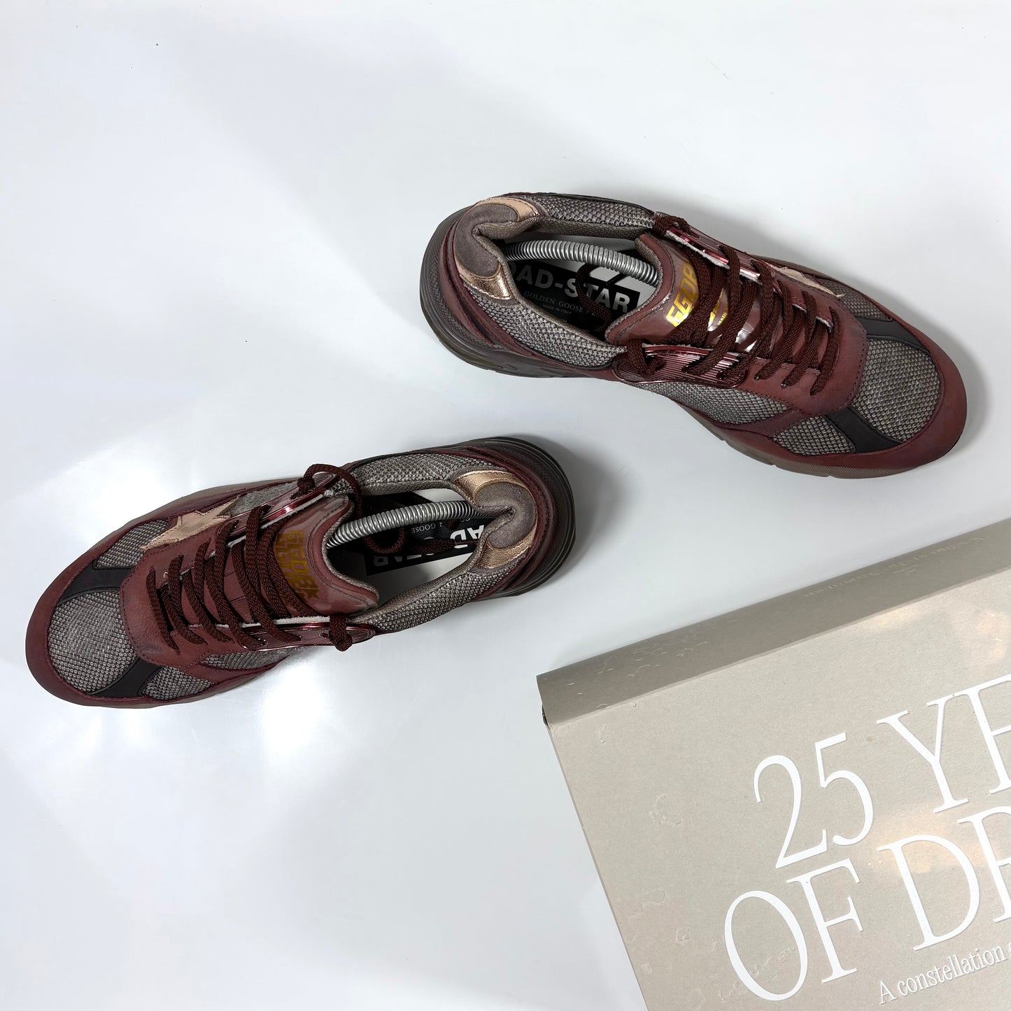 Golden goose Dad star marroni stella oro 43