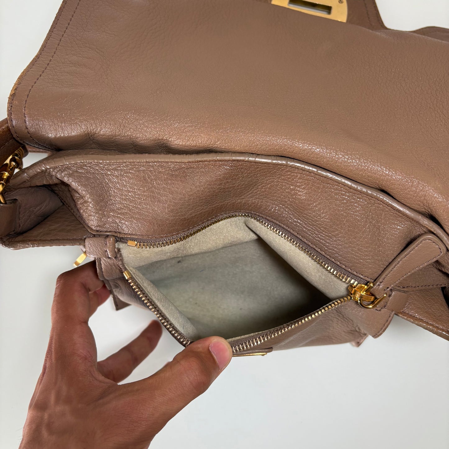 Borsa Miu Miu in vitello