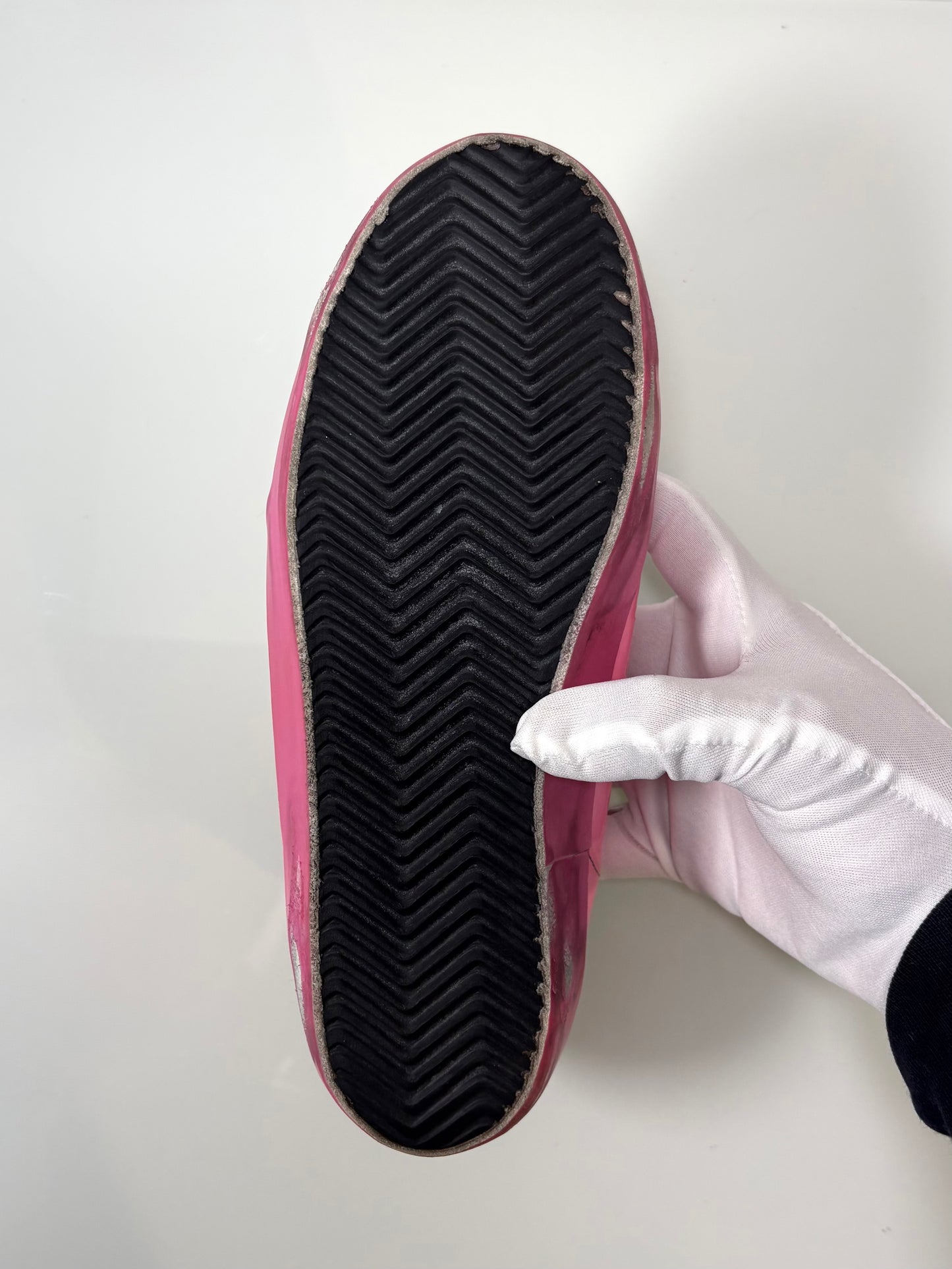 Golden goose Superstar rosa e tallone argento 37