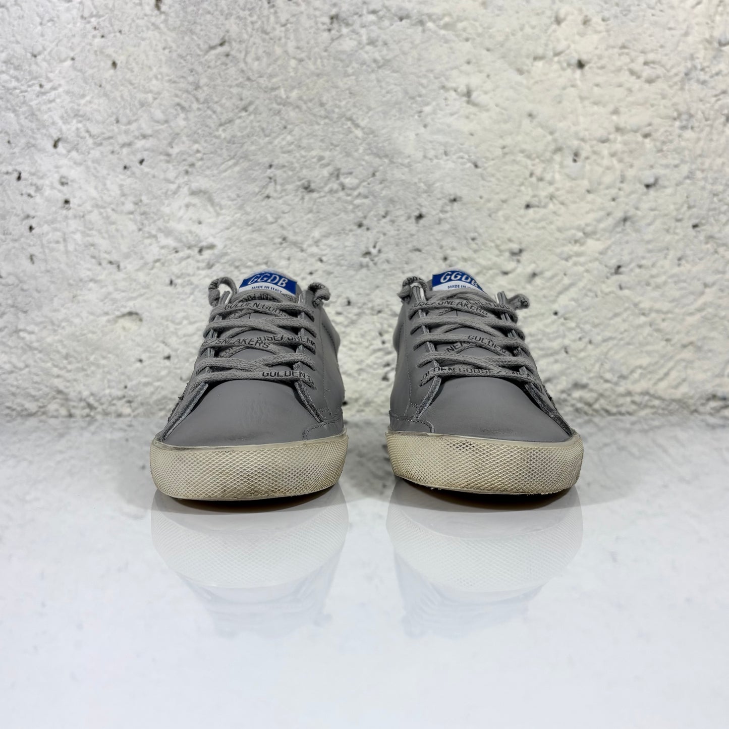 Golden goose Superstar grigie e dettagli brillantinati 39