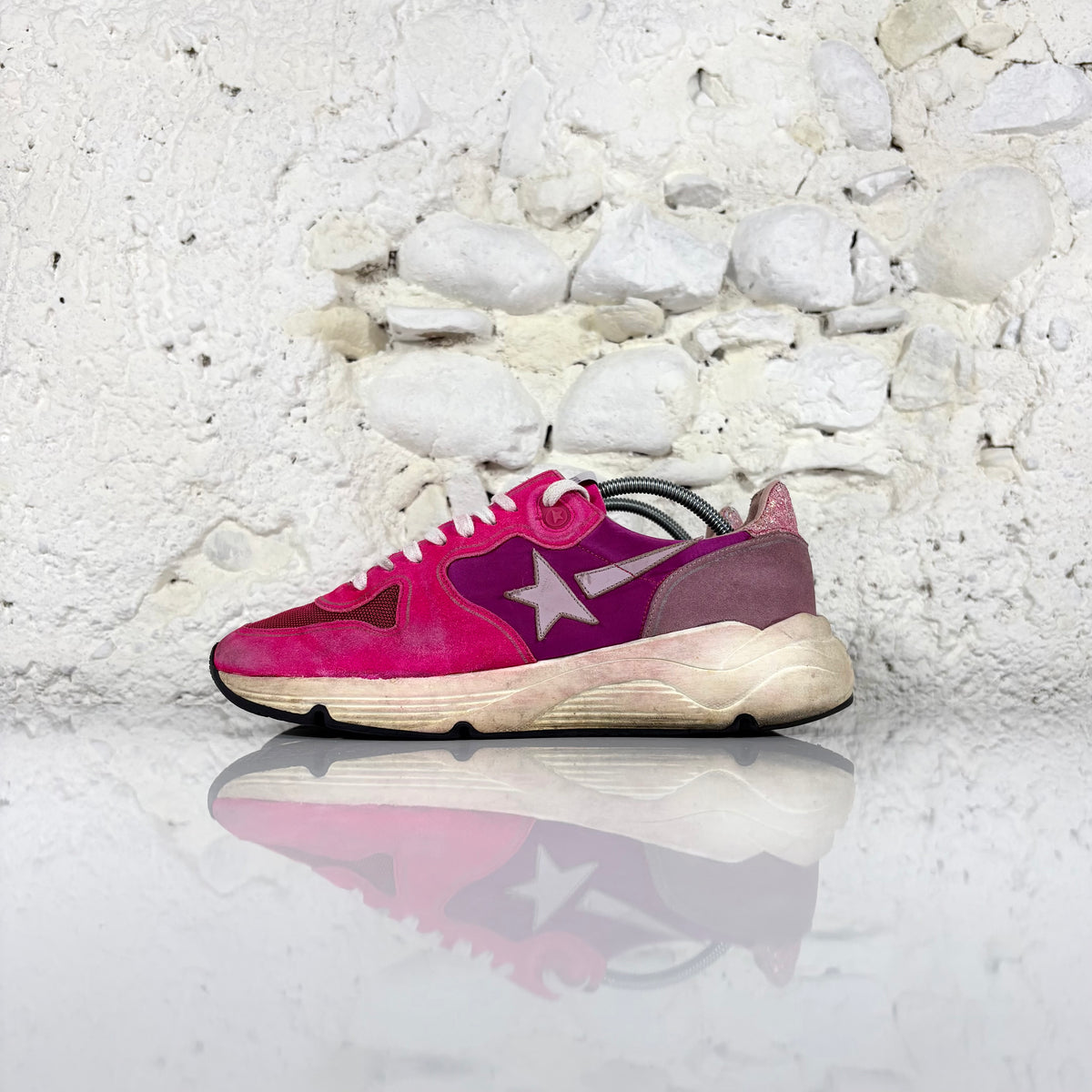 Golden goose Running Sole rosa e fucsia 40