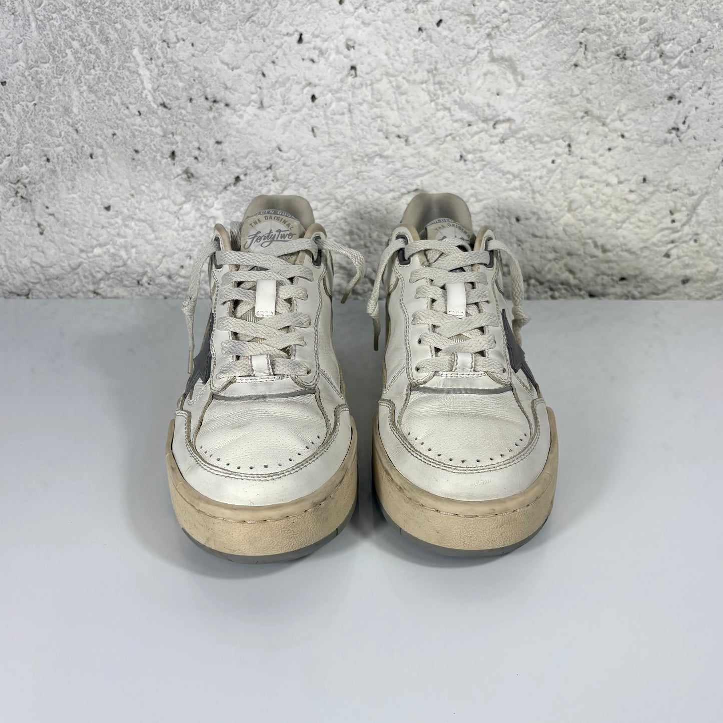 Golden goose forty two bianco e grigio 40