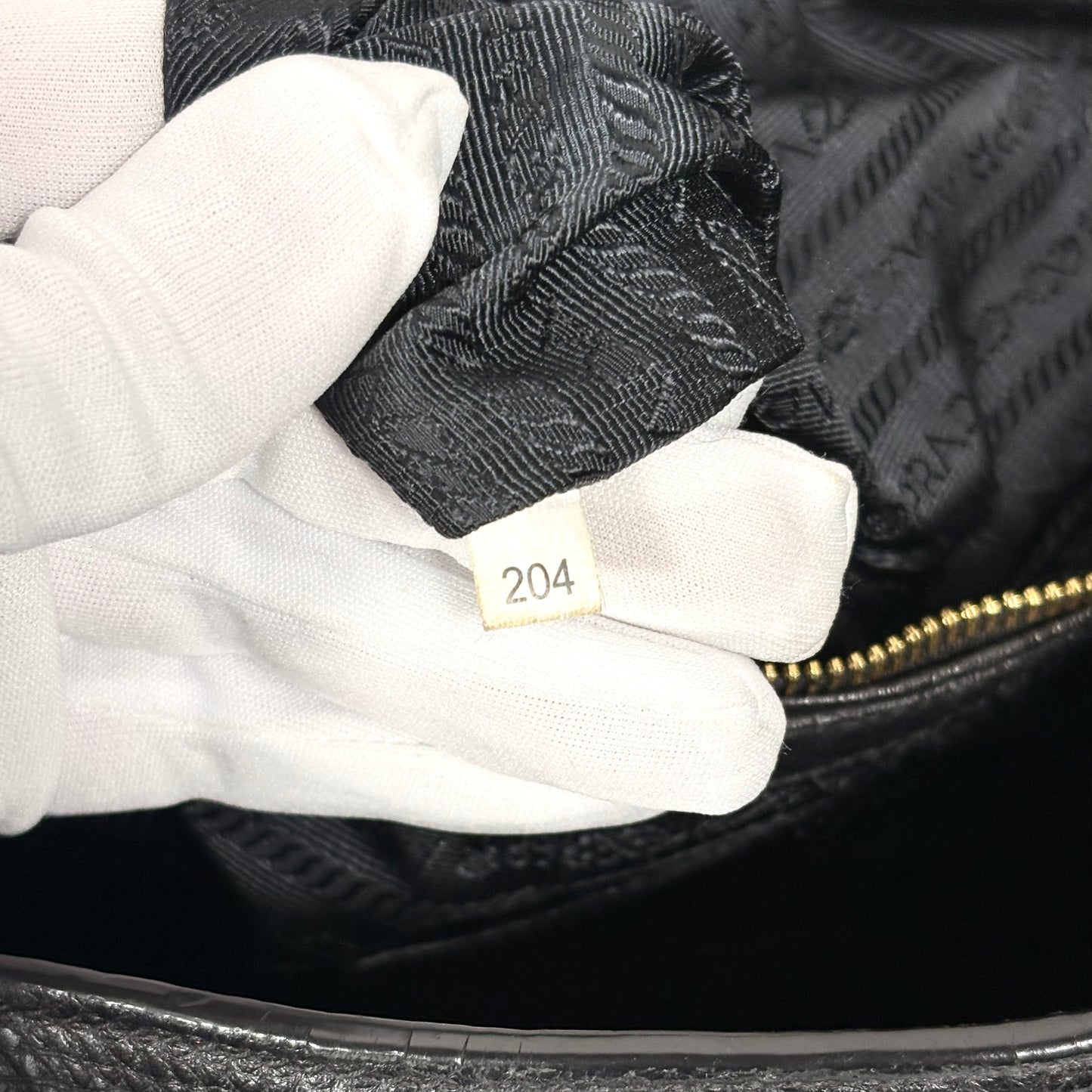 Prada vitello Phenix nera in pelle