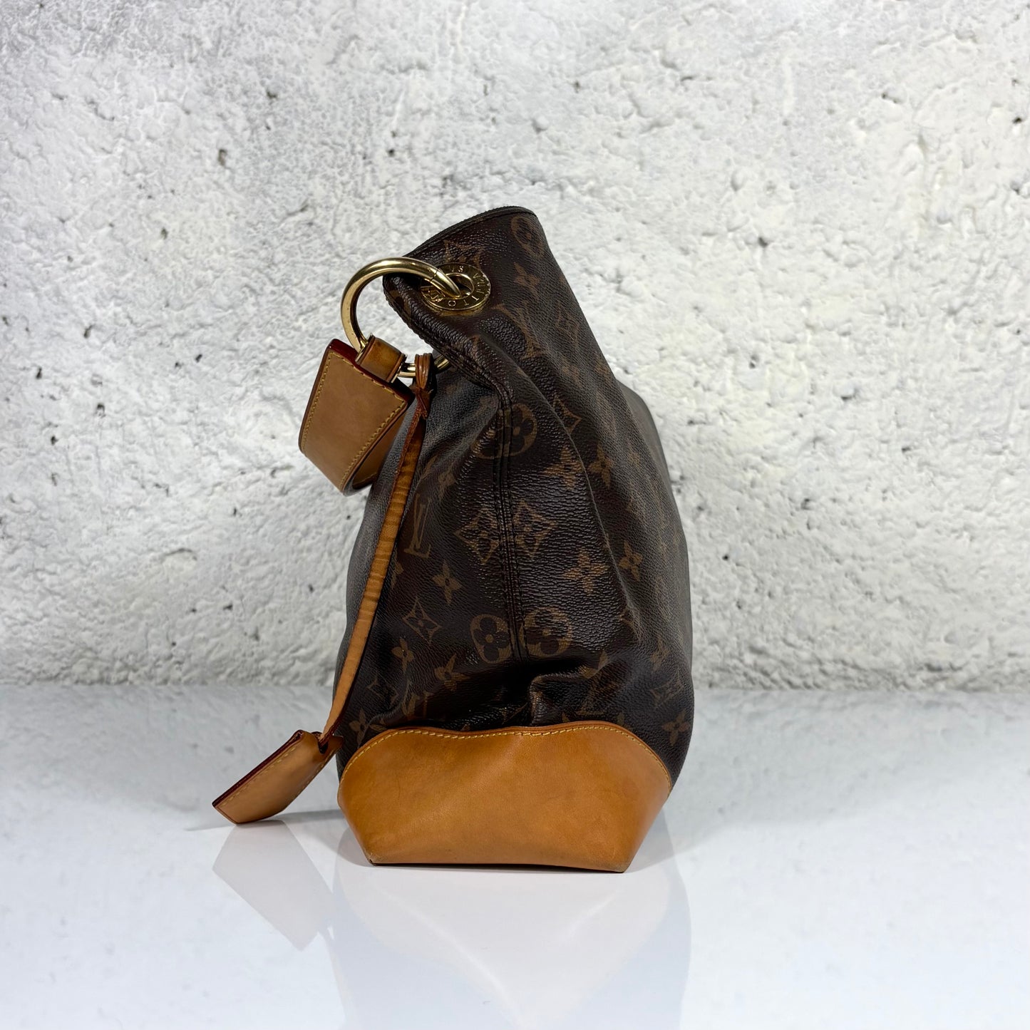 Louis Vuitton Berri MM monogram marrone e rifiniture in vacchetta