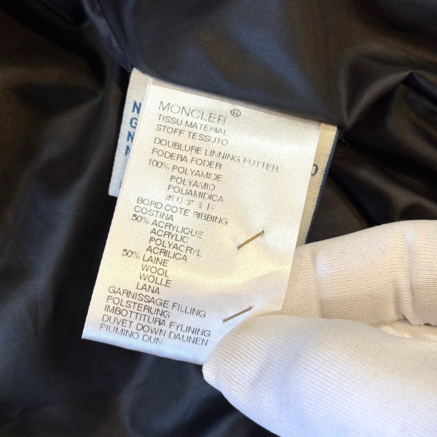 Moncler fur hood giallo con pelliccia taglia L