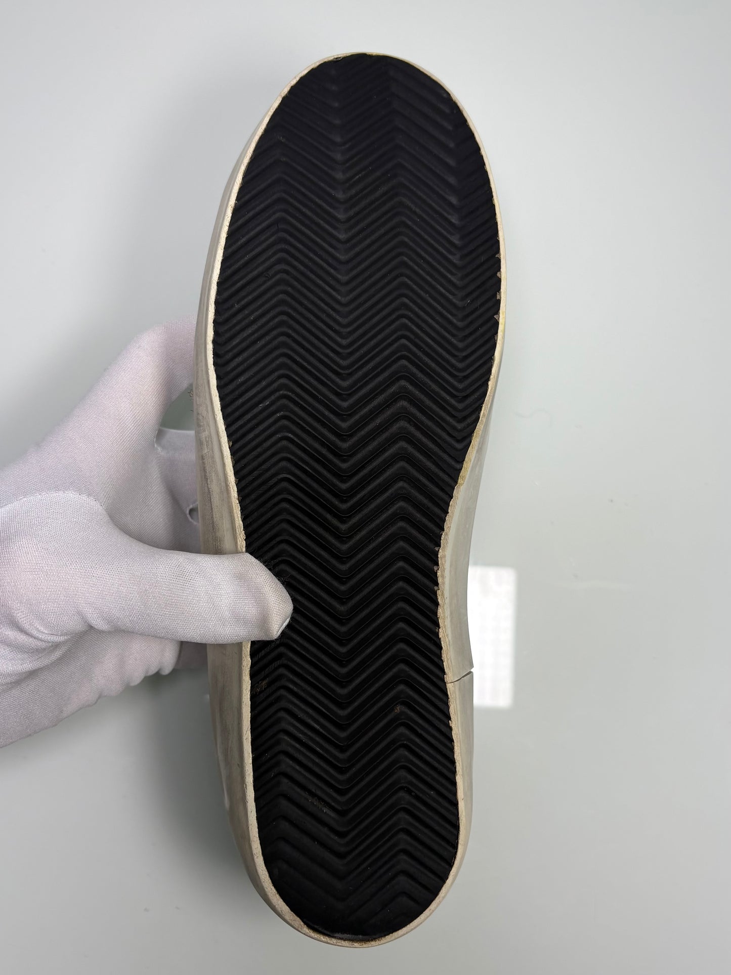 Golden goose bianche stella zebrata 40