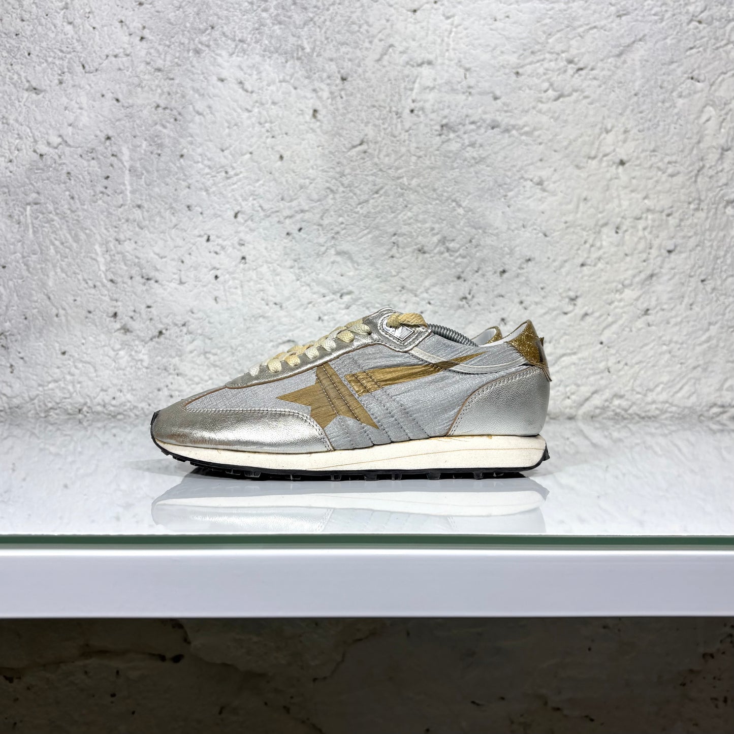 Golden goose Marathon argento e oro 39