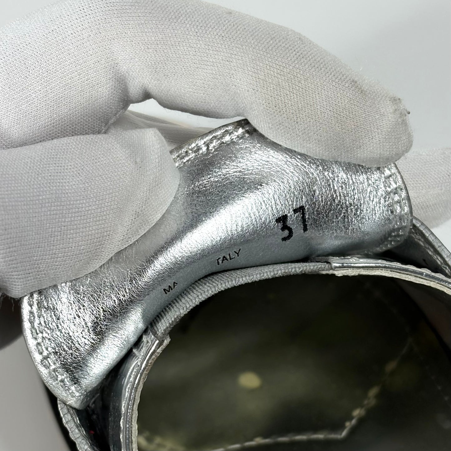 Mocassini Prada chocolate Argento 37