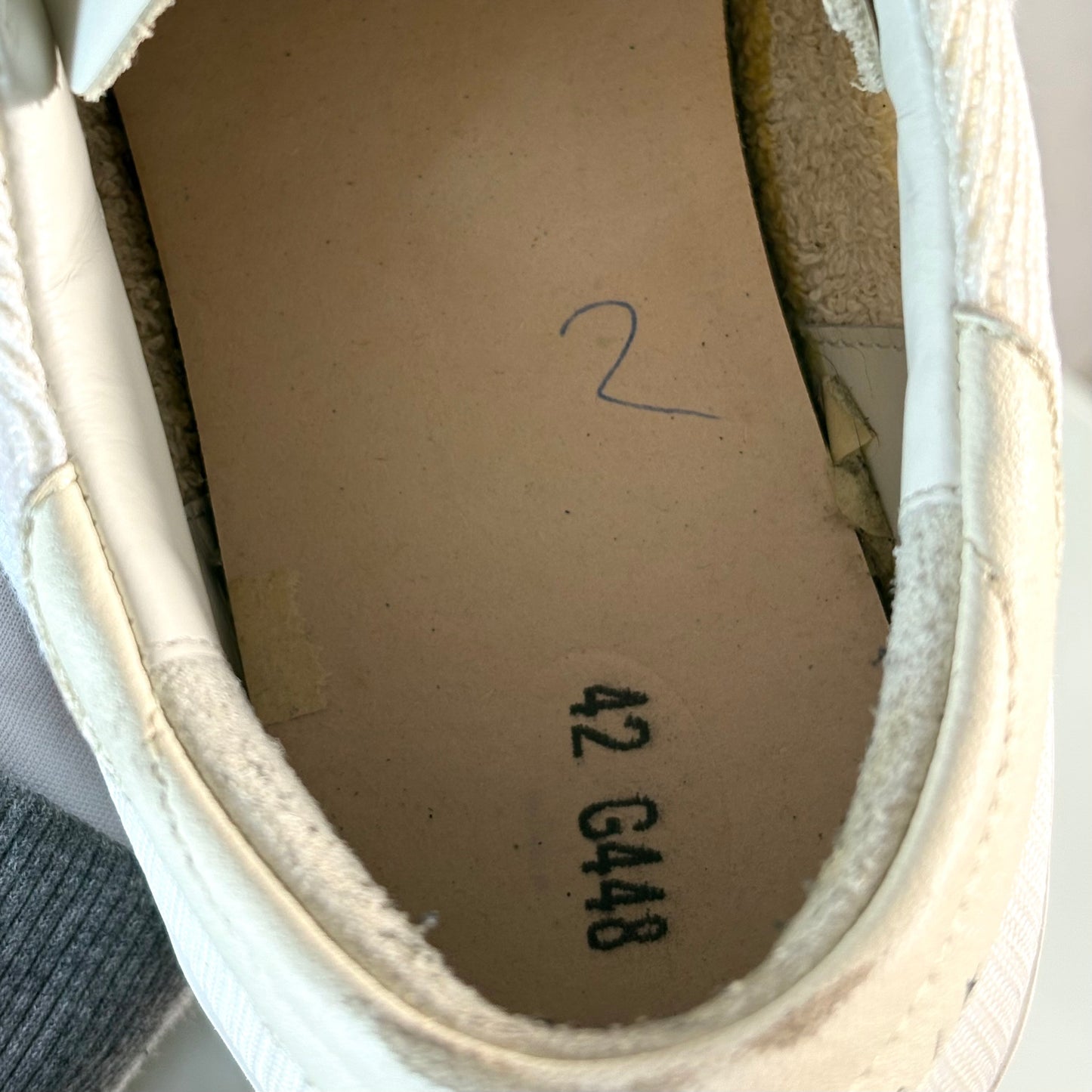 Golden goose Superstar bianche e Stella nera in tessuto e pelle 42