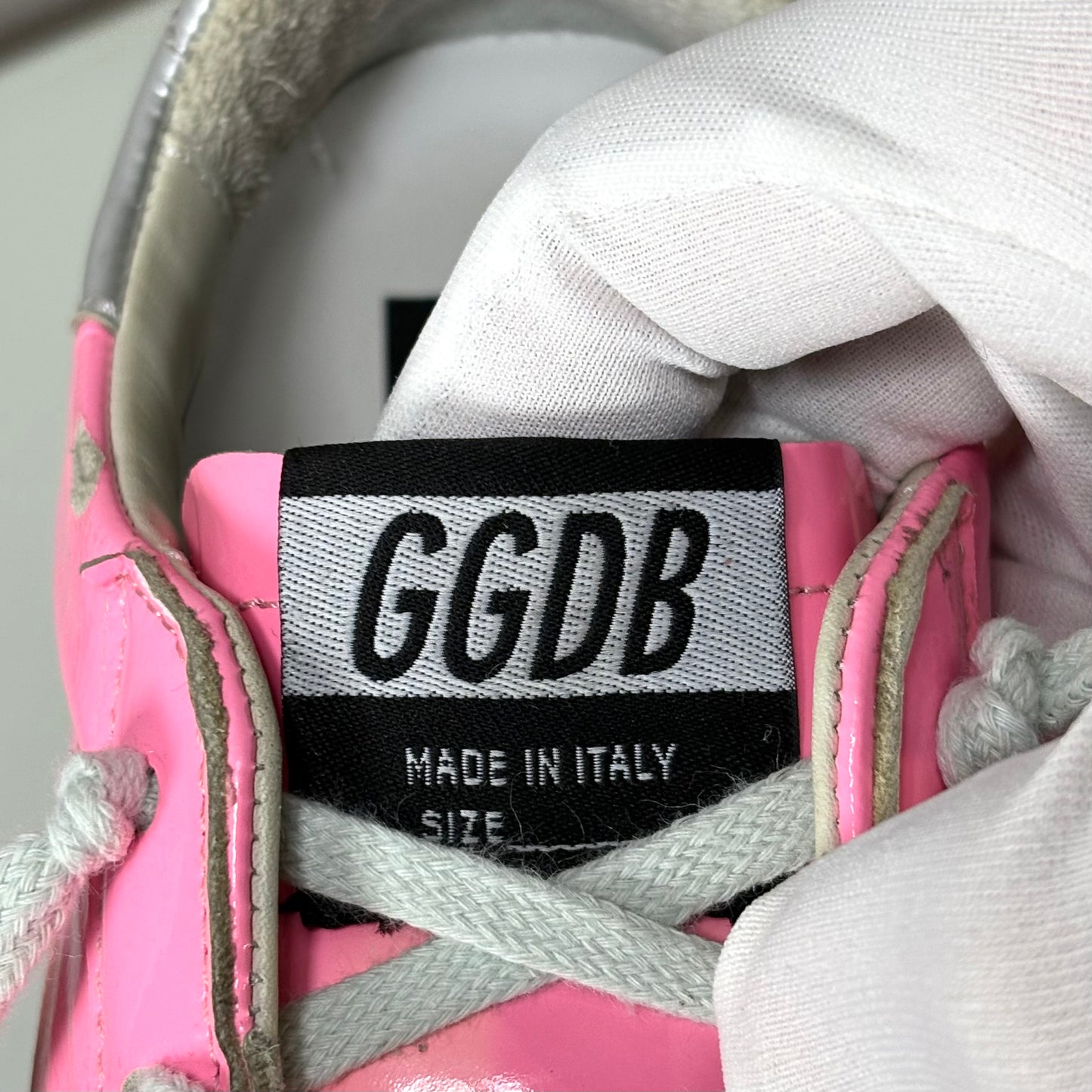 Golden goose Superstar rosa e tallone argento 37
