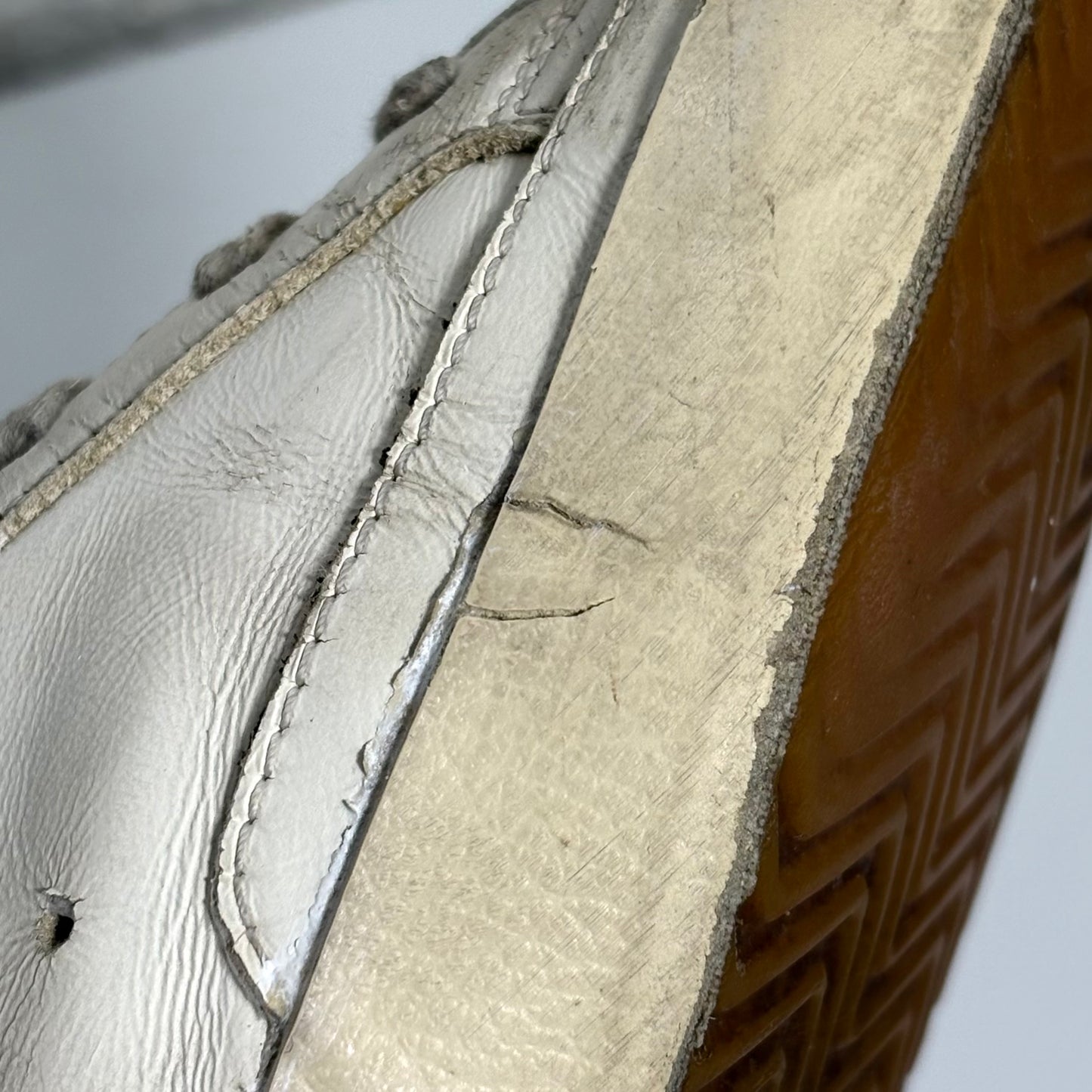 Golden goose Superstar bianche con tallone marrone 38