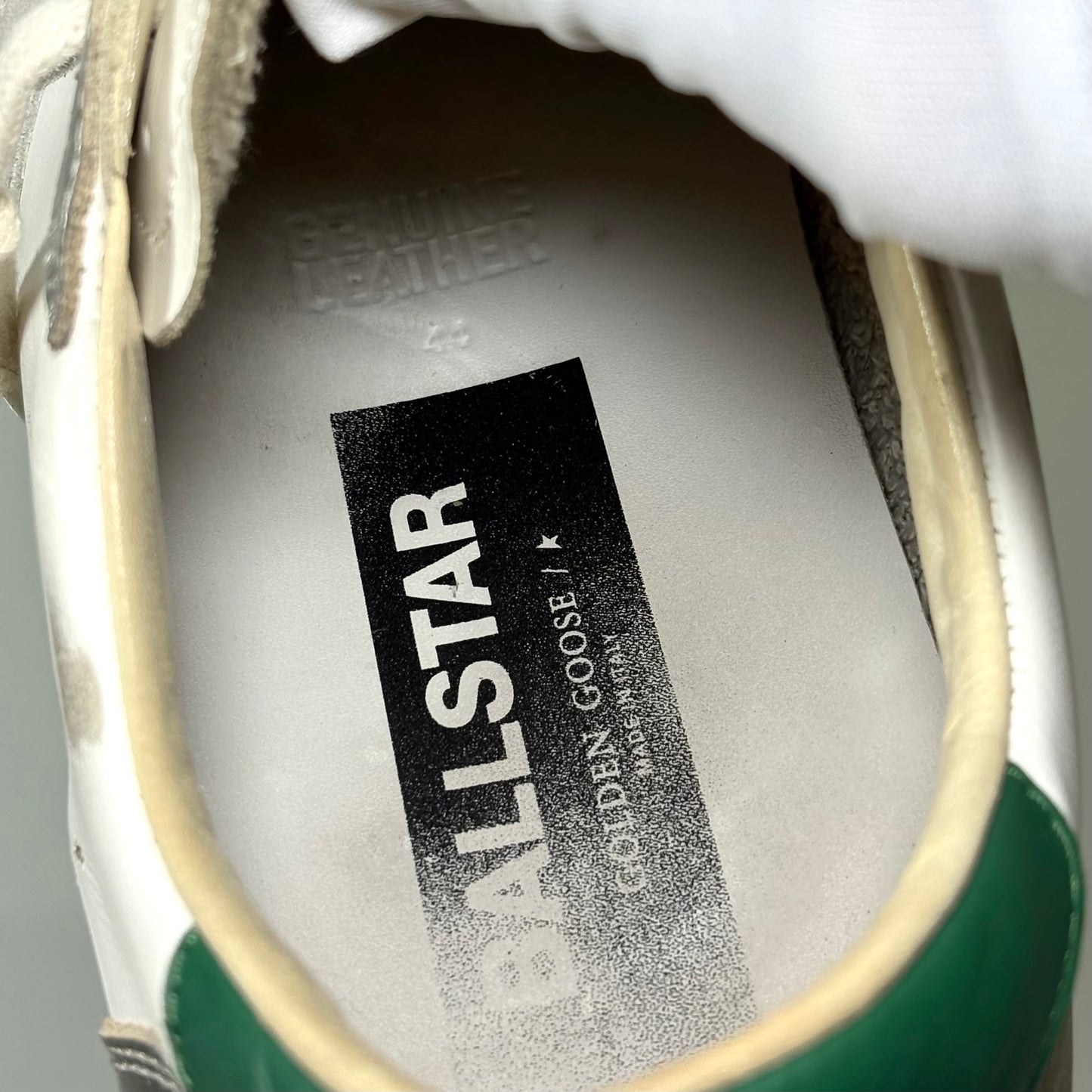 Golden goose Ballstar bianche e argento 44