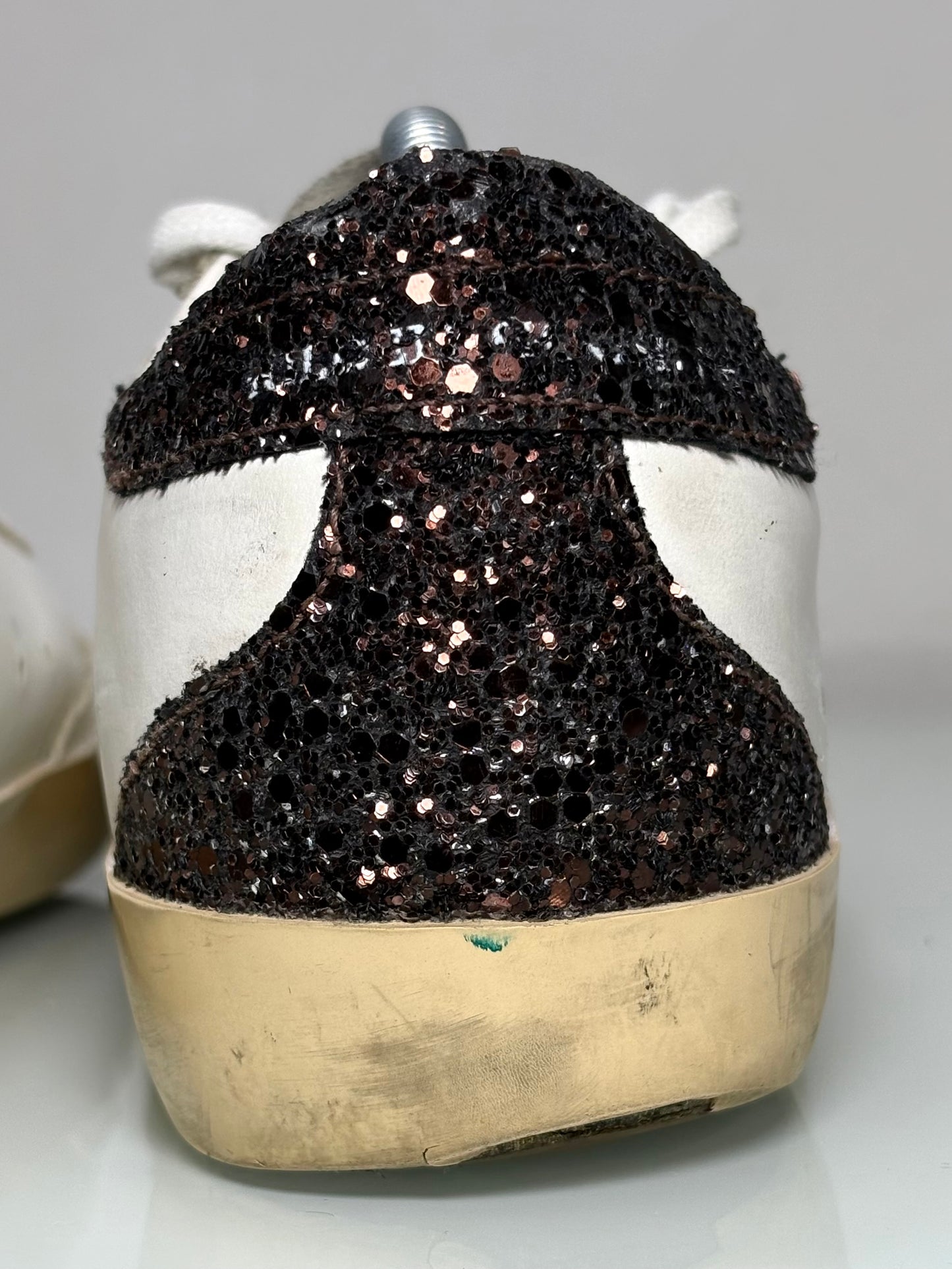 Golden goose classic Stella argento brill. E tallone nero brill. 39