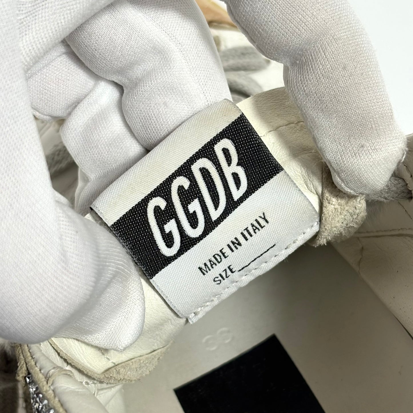 Golden goose Midstar “inverse” beige e bianche 38