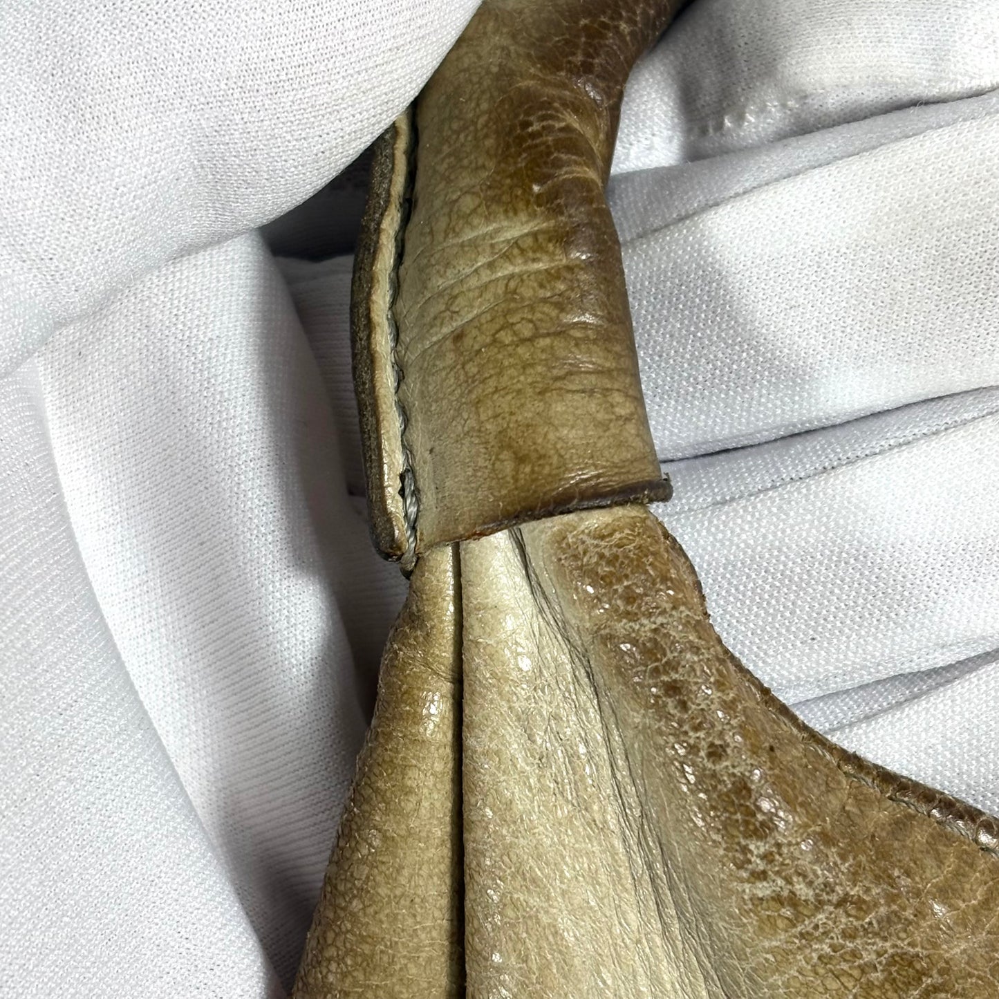 Maison Margiela MM6 Japanese Tote in pelle beige