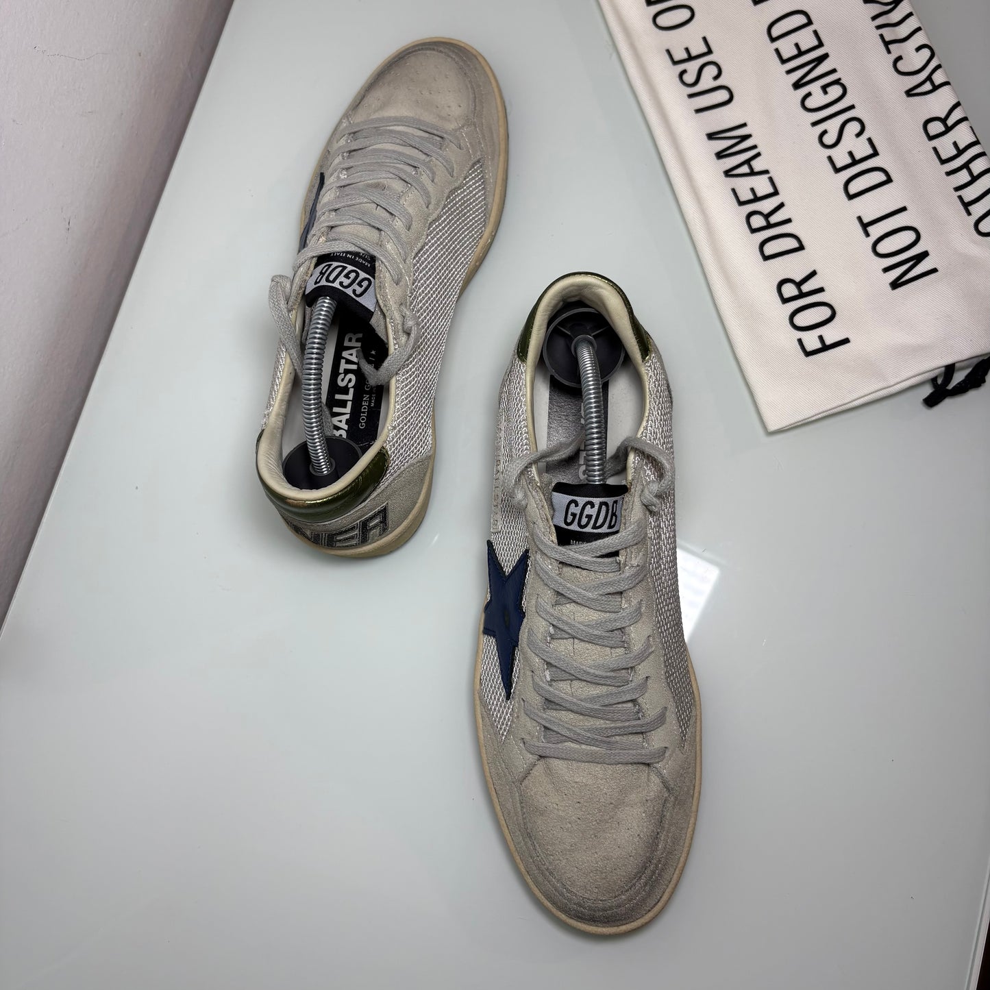 Golden goose Ballstar grigio e Stella blu 39