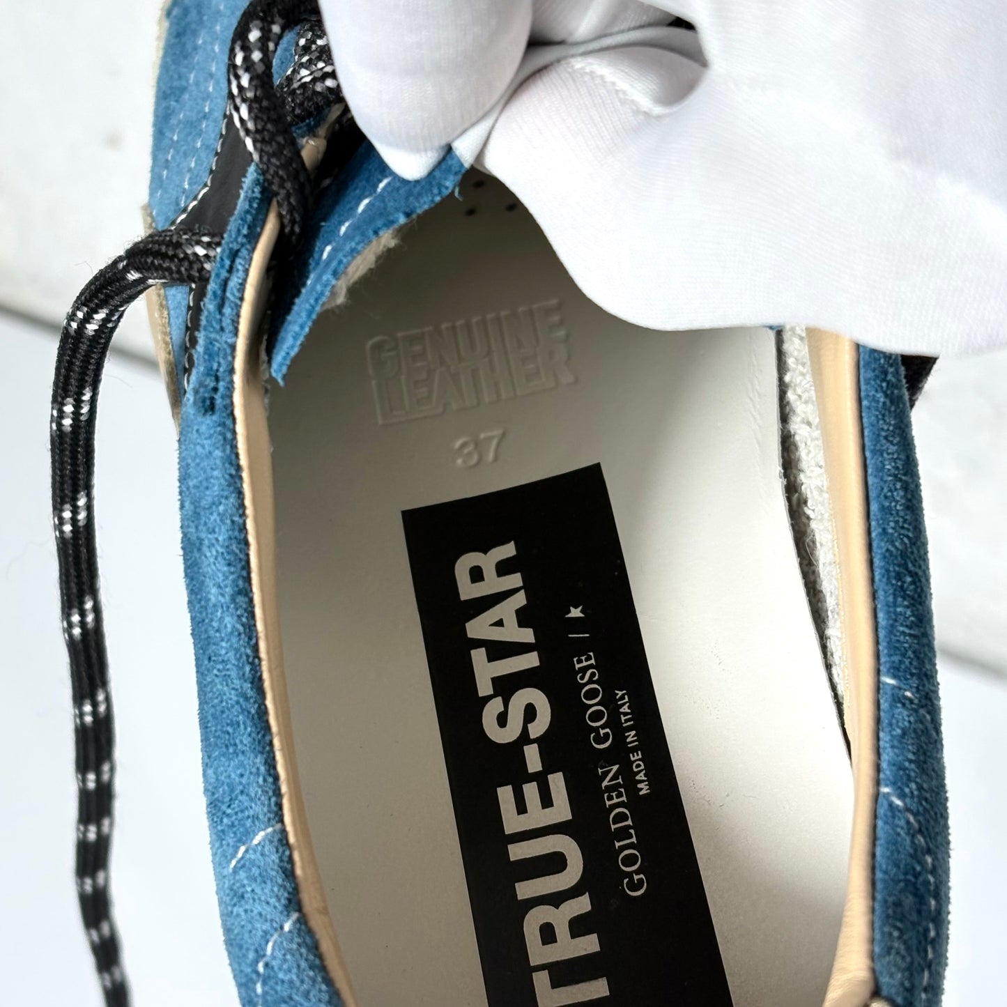 Golden goose True Star blu e stella nera 37