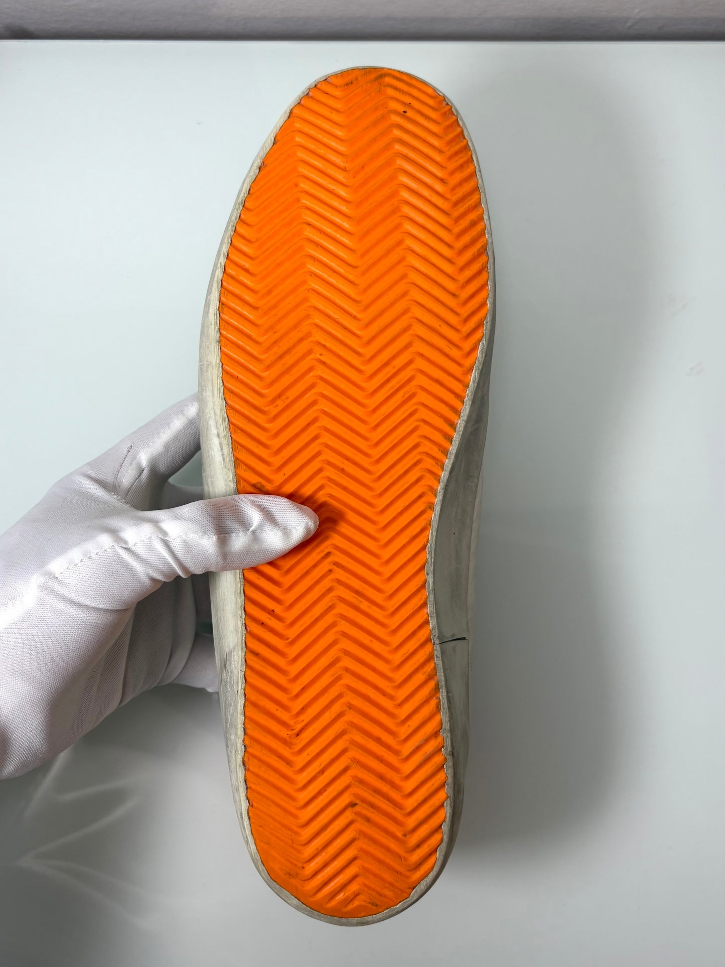 Golden goose Superstar bianco e arancio 45