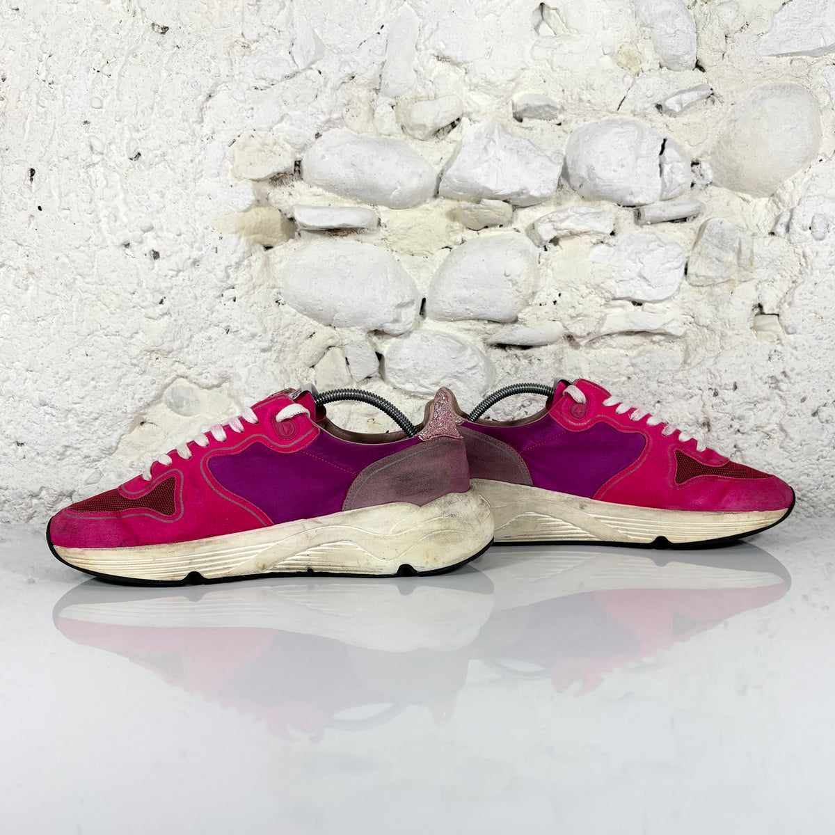 Golden goose Running Sole rosa e fucsia 40