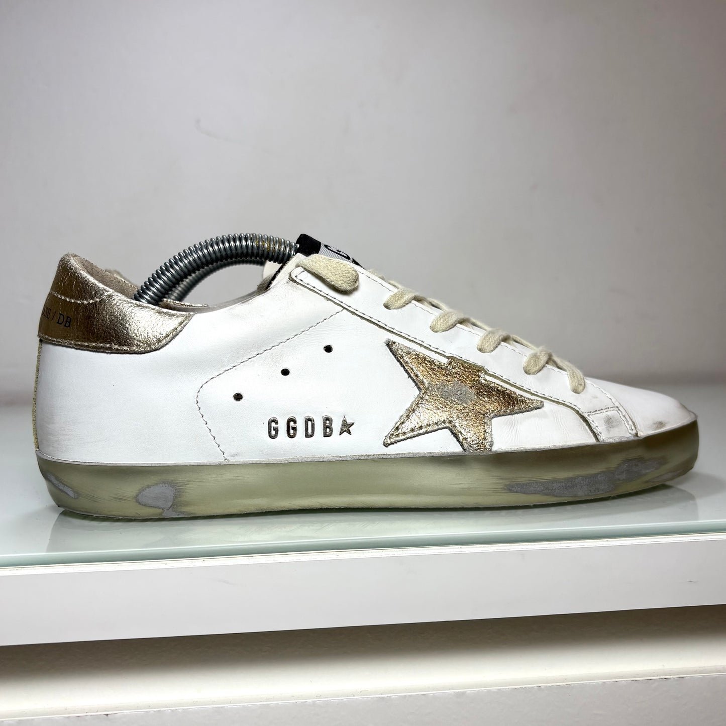 Golden goose Superstar bianche e oro 38